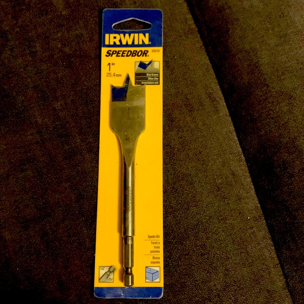 Irwin Speedbor 1” Drill Bit